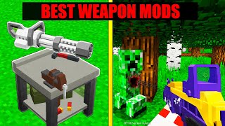 Top 5 Best WEAPONS MODS for Minecraft 1165 GUNS MODS [upl. by Fanning]