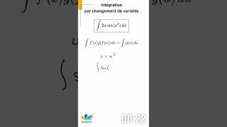 Integrale par changement de variable [upl. by Fitts]