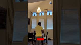 Watch Lateef Adedimeji dancing joyfully to a song in his United State of America residence shorts [upl. by Silver]