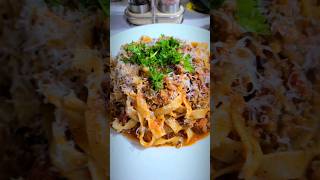 Bolognese sauce a classic Italian sauce for pasta made with ground beef or pork [upl. by Telimay]