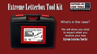 Extreme Letterbox Tool Kit OutsideIn Lock Tools [upl. by Houghton]