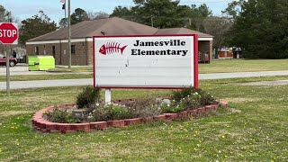 Jamesville Elementary donates over 3000 cans to local Food Pantry [upl. by Huttan316]