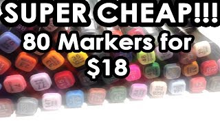 Super Cheap Markers from Wish [upl. by Ynnahc871]