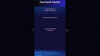 Effective Exception Handling with TryCatch in C [upl. by Lucille]