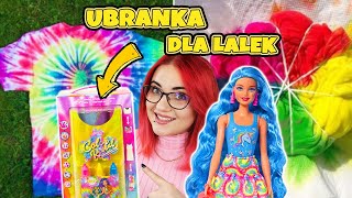 Zrobiłam UBRANKA dla LALEK 😯🌈 TIE DYE [upl. by Holt]