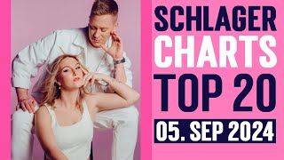 Schlager Charts Top 20  05 September 2024 [upl. by Imotas]