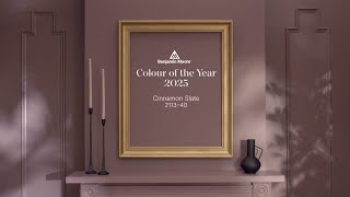 Colour of the Year and Colour Trends 2025  Cinnamon Slate 211340  Benjamin Moore [upl. by Adigirb109]