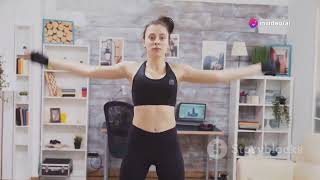 HIIT at Home Get Fit Fast fitness hiit hiitworkout [upl. by Haret346]