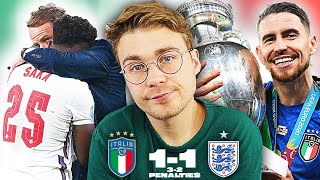 LESSONS MUST BE LEARNT  ITALY BEAT ENGLAND ON PENALTIES TO WIN EURO 2020 [upl. by Airdnax]