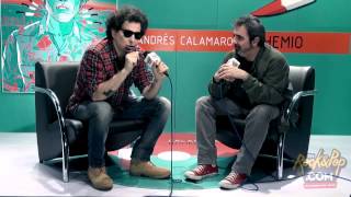 Andrés Calamaro  El mundo Bohemio  Entrevista RockampPop [upl. by Havard403]