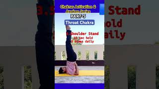 PART5English Throat Chakra Activation। Yogasan for Throat chakra Activation amp awaken ytshort [upl. by Ati]