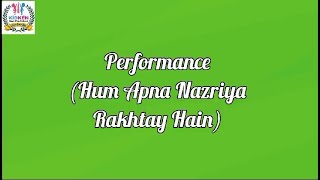 Performance  Hum Apna Nazariya Rakhtay Hain  Independence Day  KIDKEN tableau performance [upl. by Ycniuqal]