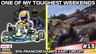 Professional Go Kart Racing at Spa Francorchamps  13 [upl. by Adiell366]