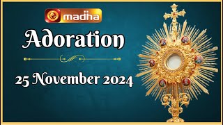 🔴 LIVE 25 November 2024 Adoration 1100 AM  Madha TV [upl. by Itsim]