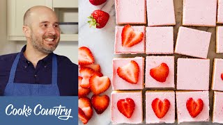 How to Make Strawberry Cheesecake Bars [upl. by Shelbi]