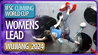 Lead Finals  Wujiang  Womens  2024  IFSC World Cup [upl. by Flavia145]