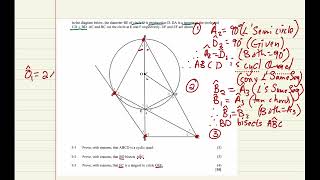 How to study Mathematics I Grade 11 amp 12 I Euclidean Geometry problem two [upl. by Ellett725]