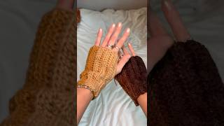 Part 2  Fingerless gloves crochet tutorial  Beginner friendly crochet [upl. by Enwahs]