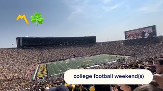 Umich and ND football weekends [upl. by Adrian]