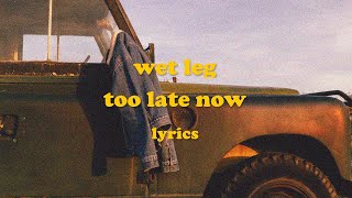 Too Late Now  Wet Leg Lyrics [upl. by Alsi53]