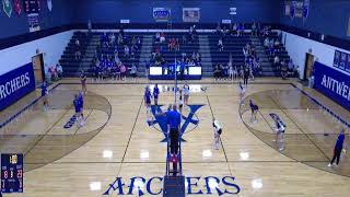 Antwerp vs Edon High School Girls Varsity Volleyball [upl. by Friedrick]