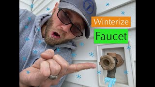 Winterize Outside Hose Faucets with PlumberTom [upl. by Auhel]