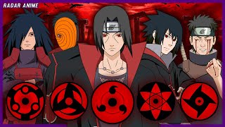 COMO CADA UCHIHA DESPERTOU O SHARINGAN E O MANGEKYOU SHARINGAN [upl. by Wolpert162]