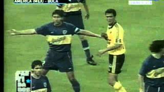 Copa Libertadores 2000 Semifinal Vuelta  América de MX 4  Boca 5 Resumen Completo [upl. by Leia]