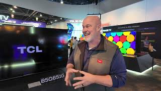 TCL TV Lineup Booth Tour at CES 2024 [upl. by Terrena]