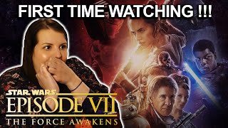 Star Wars The Force Awakens 2015  First Time Watching  Reaction [upl. by Sedda]