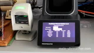 Witschi ProofMaster Pro Firmware Update 200 [upl. by Norym]