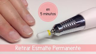 Retirar Esmalte Permanente con Torno en 5 minutos  Tutorial Paso a Paso [upl. by Leinehtan]