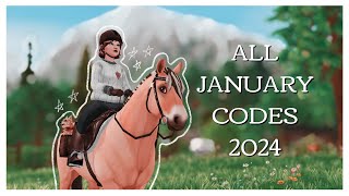 All January Codes 2024  Star Stable Online [upl. by Anahsar]