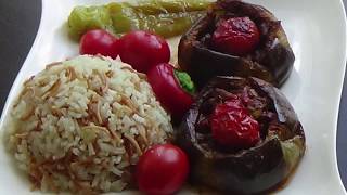 lezzetli ve kolay saksı kebabı🍆🍽🍴 [upl. by Saidel]