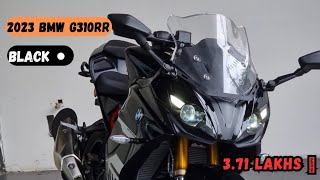 2024 BMW G310RR 20 E20 Black Colour walkaround review 🔥 🔥 [upl. by Oiredised]