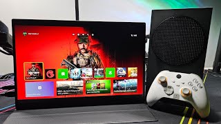 Xbox Series S On 120FPS Portable Gaming Monitor  UPlays C2 120HZ 1600P [upl. by Gentry]