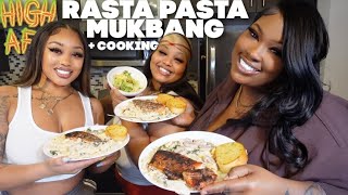 HIGH COOKING AND EATING RASTA PASTA MUKBANG [upl. by Eded821]