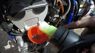 yamaha wr250f 2005 oil change [upl. by Eornom]