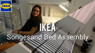 IKEA Songesand Bed Assemble Home DIY  IKEA Most Selling Bed I Step by Step full HD Video 4k [upl. by Aelahc584]