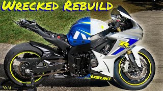 GSXR750 Wrecked Bike Rebuild  Auctmarts Fairings [upl. by Rowell503]