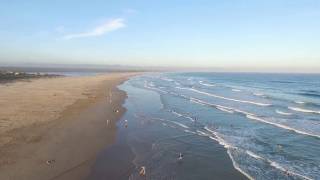 Jeffreys Bay at Sunset by Drone [upl. by Whit]