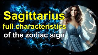 SAGITTARIUS full CHARACTERISTICS of the zodiac sign [upl. by Aremihc]