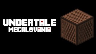 Undertale Megalovania Minecraft Note Block Cover [upl. by Koa629]