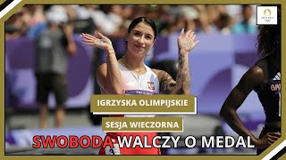 IGRZYSKA OLIMPIJSKIE  LEKKOATLETYKA  SESJA WIECZORNA  NA ŻYWO  03082024r [upl. by Kcirdnekal512]