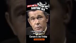 Johnny Carson amp Joe Friday Solve a Hilarious Case Classic TV Moment [upl. by Annayi102]