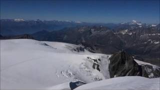 Klein MatterhornBreithorn4164mTesta GrigiaTheodulgletscherHirliZermattValaisSuisse27816 [upl. by Akinot]