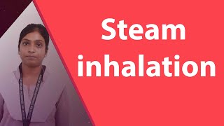 How to do steam inhalation properly [upl. by Birdt665]