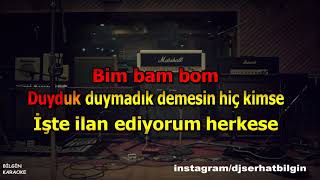 Yasemin Kumral  Bim Bam Bom Karaoke Orjinal Stüdyo [upl. by Levana878]