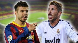 Gerard Pique V Sergio Ramos  The Story Of Why They Dont Get On [upl. by Strickland]