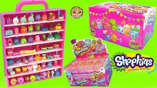 Surprise Mystery Blind Bag Shopkins Season 4 Full Box amp Collectors Display Case  Cookieswirlc Video [upl. by Atinas916]